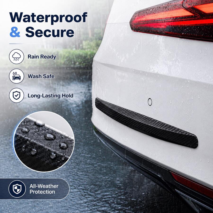 Universal Car Bumper Anti-Collision Strip, Auto Body Anti-Scratch Protective Sticker, Wear Resistant Widened Rubber Guard Trim Front Lip Anti Rubbing Decal - A - View 1