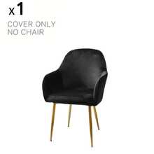 Ghế văn phòng không bánh xe, ghế bàn trang điểm, ghế trang điểm, ghế trang trí thoải mái, ghế sofa bọc nệm phong cách hiện đại giữa thế kỷ cho văn phòng tại nhà, vỏ bọc ghế ăn trang trí văn phòng, vỏ bọc ghế văn phòng lưng vừa co giãn, vỏ bọc bảo vệ ghế bành thường ngày - Nhiều màu - Xem 41