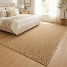 1pc Silica Gel Rug - Gray Modern Abstract Design, High Density Woven Non-Slip Floor Covering, Suitable For Living Room, Bedroom And Balcony, Waterproof And Easy To Clean - Deko - View 5