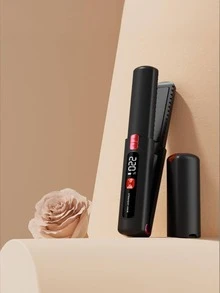 This Cordless Electric Hair Straightener/Mini Curling Iron Features 7 Temperature Settings, Is A Portable Ceramic Curling Iron, And Is USB Rechargeable. It's Perfect For Home, Travel, And Salon Use, And Makes A Wonderful Gift For Your Loved One. - Multicolor - View 15