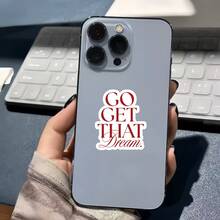 GO GET THAT Dream.,Like A Motivational Slogan For Yourself, Waterproof Vinyl Sticker - Durable Smooth Surface, Self-Adhesive Bumper Sticker, Suitable For Cars, Windows, Laptops, Trucks, Water Bottles - Multi-Purpose Durable Design, Car Sticker - Vinyl - View 8