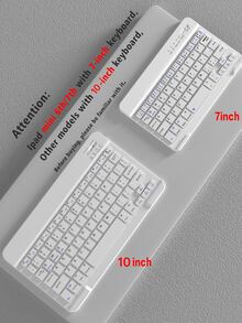 适用于 iPad A16（第 11/10 代）、iPad Air 10.9（第 4/5 代）、iPad Air 11（M2/M3）、iPad Pro 11（第 7/8/9 代，10.2 英寸）、iPad Mini 6/7 的 360° 旋转无线蓝牙键盘保护套，内置 150mAh 电池，采用 PMMA 和 PU 皮革材质，灰色。 - 淺灰色 - 查看 12