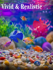 Realistic Artificial Glowing Goldfish - Lifelike Moving Floating Aquarium Decor - Random Colors - Happy Aquarium - View 1