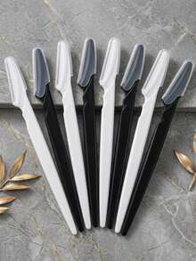 24PCS Gentle Eyebrow Razors, Travel-Size Dermaplaning Set, Perfect Back To School & Graduation Gift For Girls, Summer Must-Have For Makeup Lovers, Face Shavers With Protective Cover, Portable Beauty Tool For Daily & Travel Use, Ideal Holiday Present For Friends - Upgraded Version - View 2
