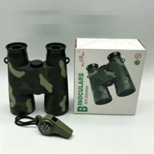 高清便携式双筒望远镜 + 三合一求生哨，柔软眼罩，可调节焦距，适合户外旅行、徒步、观鸟、钓鱼，情人节礼物，轻便光学设备 - A - 查看 12