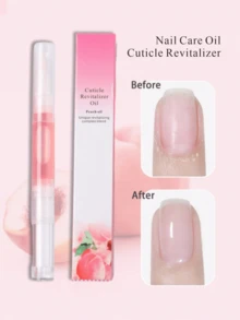 SAUA Nail Nutrition Pen, Moisturizes, Protects And Nourishes Nails, Prevents Cuticle Aging, Improves Dry Nail Skin, Suitable For Daily Nail Care - Peach Flavor 3-piece Set - View 1