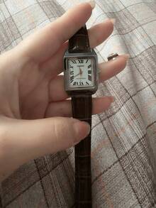 Two Tone Retro Square Women Watch Pack Durable Long Battery Quartz Wristwatch All Occasion Gift For Her CASIO LTP-V007L-7B2+LTP-V007L-7B1 - Brown - View 4