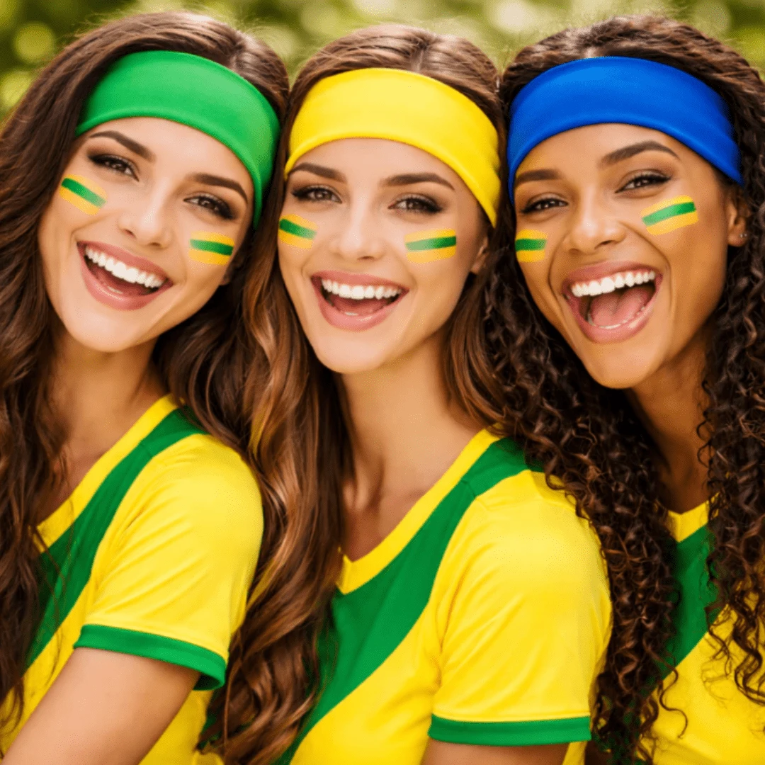 Elegant Hairbands Gift For Women Or Friends - Verde+Amarelo - View 1