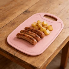 1/2pcs Pink Plastic Cutting Board With Built-In Handle, Lightweight Kitchen Chopping Board, Easy To Carry, Convenient For Daily Use, Hangable, Suitable For Preparing Fruits, Vegetables And Fast Food - View 8
