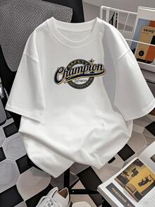 The Champion Proves That It Starts With Me, Showing Pride And Commitment To The Environment. This Women's T-Shirt, Made Of High-Quality Fabric, Is Perfect For Any Casual Occasion. Its Unique And Motivational Design Will Make You Stand Out. Soft, Comfortable Women's T-Shirt For Everyday Wear. - 白色 - 查看 2