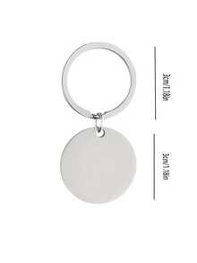 Stainless Steel Pet ID Tag, Convenient Quick-Connect Pendant Accessory, Easily Attach To Pet Collar, Slouchy Pet Owner Essential Accessory - Multicolor - View 3