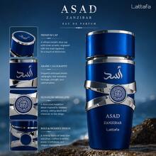 Nước hoa nam Lattafa Asad Zanzibar EDP 50ML, hương thơm tươi mát, biển cả và gỗ, lưu hương lâu. - Hương thơm nồng nàn - Xem 2