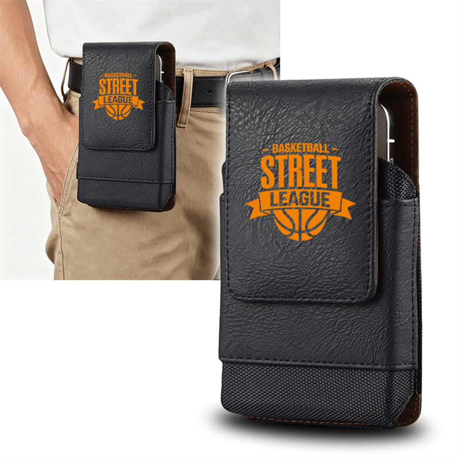 STREET "Fashionable Men's Belt Waist Bag, Belt Phone Storage Bag, Decorated With Letters And Basketball Patterns, Fashionable And Practical, Perfect For Birthday Gifts/Holiday Surprises
