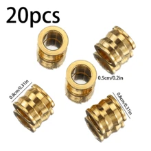 20 hạt đệm lỗ lớn bằng thép không gỉ mạ vàng, thích hợp để tự làm trang sức, vòng cổ, vòng tay, phụ kiện xâu hạt. - hạt thép không gỉ - Xem 10