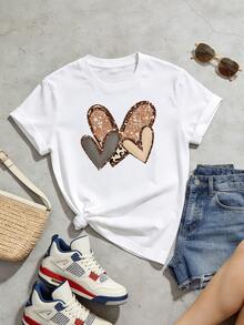 Women T-Shirts - 白色 - 查看 5