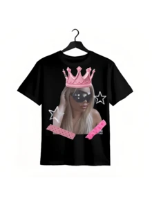 Women T-Shirts - Black - View 1