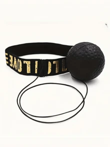 1pc Head-Mounted Boxing Reaction Ball, Combat Fighting Sanda Dodge Training Speed Ball, Adult Stress Relief Magic Ball - Multicolor - View 3
