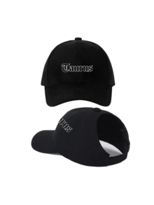 1pc Black Ponytail Baseball Cap With Zodiac Print, Women's Braiding Friendly Hat, Suitable For Daily Wear, Outdoor Sports, Girls Gathering, Summer Sun Protection - Black - View 19