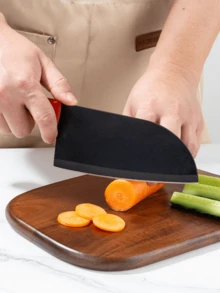 1pc Rosewood Creative Baseball Bat Shaped Cutting Board, Bread Board, Pizza Board, Sushi Board, Fruit Chopping Board, Asymmetric Double-Sided Chopping Board, Fruit Tray, Snack Tray, Tableware Tray, Dining Table Decor Tray, Halloween Christmas Decor Plate, Halloween Gift - Multiple Specifications - View 8
