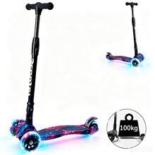 Kids Scooters - Purple Pattern - View 2