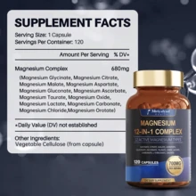 Multi‑Type Magnesium Complex Supplement By Miriyalyad, 12 Active Magnesium Blends, 700mg 360 Capsules For Adults - 3PCS - View 6