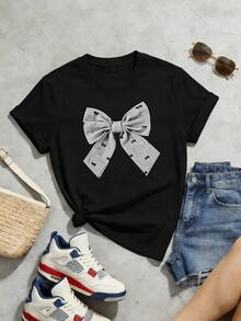 Women T-Shirts - Black - View 5