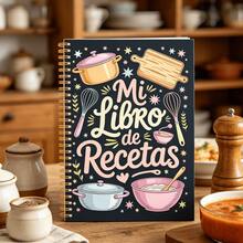 1pc Cute Kitchen Illustration Recipe Book, Japanese Style Cute Blank Cooking Diary Notebook, Suitable For Women And Cooking Enthusiasts, Planner Notebook Desktop Decoration Teacher Gift Mother's Day Gift - A - View 5