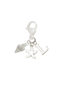 Chaveiro Boho Prateado com Inicial, Concha e Estrela-do-Mar, Chaveiro Personalizado com Letras de A a Z, Pingente para Bolsa com Estética de Férias na Praia, Joia Costeira para Bolsa, Mochila, Carteira e Chaves do Carro. Acessório Boho de Verão para Mulheres, Meninas e Amantes da Praia. Perfeito para Viagens, Férias, Uso Diário e Looks de Resort, Presente Ideal para o Verão de 2026, Aniversário, Formatura, Dia dos Namorados e Presentes de Amizade. - Multicolorido - Ver 16