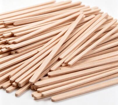 1000 palitos de madera biodegradables para remover y cucharas desechables, envueltos individualmente para un almacenamiento higiénico. Aptos para bares, uso doméstico y cápsulas de café. Sin plástico, de material natural, sencillos y prácticos de usar.