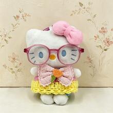 Móc khóa hình búp bê nhồi bông Hello Kitty mặc áo len của Sanrio, phụ kiện quà tặng cho bạn bè, đồ trang trí treo xe, phụ kiện túi xách, quà tặng ngày lễ - Nhiều màu - Xem 12