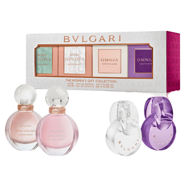  Bvlgari Women's Miniature Coffret Gift Set: 4 X 5ml Eau De Parfum & Eau De Toilette Collection