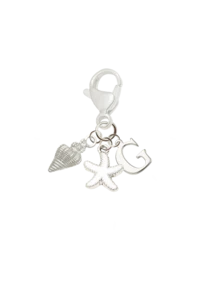 Chaveiro Boho Prateado com Inicial, Concha e Estrela-do-Mar, Chaveiro Personalizado com Letras de A a Z, Pingente para Bolsa com Estética de Férias na Praia, Joia Costeira para Bolsa, Mochila, Carteira e Chaves do Carro. Acessório Boho de Verão para Mulheres, Meninas e Amantes da Praia. Perfeito para Viagens, Férias, Uso Diário e Looks de Resort, Presente Ideal para o Verão de 2026, Aniversário, Formatura, Dia dos Namorados e Presentes de Amizade. - Multicolorido - Ver 12