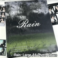 Álbum de fotos tamaño A4 con 9 cuadrículas, caja de almacenamiento de tarjetas elegante de alta gama, álbum de colección de abanicos - Multicolor - Ver 1