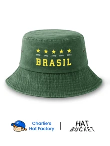 Topi Bucket Vintage Unisex - Bordir Pohon Palem Kembar Minimalis - Tersedia dalam Berbagai Warna Bumi - Topi Pelindung Matahari yang Lembut dan Mudah Dilipat untuk Pantai & Liburan Musim Panas - 5 bintang - View 15