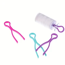 20/40/60/80/100Pcs Plastic Spool Clips - Multi-Color Sewing Machine Accessories Prevent Thread Slipping, Fixed Spool Clips Suitable For Sewing, Knitting And Handicrafts, Colorful Multi-Function Clips, Thread Organizer, Craft Supplies - Multicolor - View 8