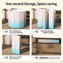 Large Portable Foldable Bathtub, Multi-Layer Thick Insulated Tub For Adults, No Installation Required - Multicolor - View 10