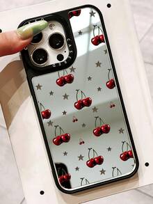 1 buah Cermin Rias Multifungsi Terlaris Baru dengan Motif Cherry, Leopard, dan Bintang, Kompatibel dengan iPhone 17 Pro Max/17 Pro/17/16 Pro Max/16 Pro/16/15 Pro Max/15 Pro/15 Plus/15/14 Pro Max/14 Pro/14 Plus/14/13 Pro Max/13 Pro/13/12 Pro/12/11/11 Pro Max/11 Pro XS XR X, Casing Pelindung Penuh, Cocok Sebagai Hadiah Ulang Tahun untuk Keluarga, Teman, Festival, Pacar Perempuan, Pacar Laki-laki atau untuk Penggunaan Pribadi - Hitam - View 1