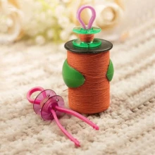20/40/60/80/100Pcs Plastic Spool Clips - Multi-Color Sewing Machine Accessories Prevent Thread Slipping, Fixed Spool Clips Suitable For Sewing, Knitting And Handicrafts, Colorful Multi-Function Clips, Thread Organizer, Craft Supplies - Multicolor - View 7