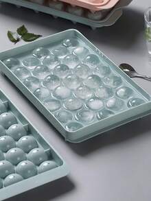 33-Cavity Ice Ball Maker Mold, Home Round Tray, Fridge Ice Ball Mold, Maker, Kitchen Tool Accessory For Making Perfect Shaped Ice Cubes - Multicolor - View 13