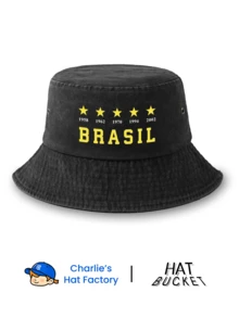 Topi Bucket Vintage Unisex - Bordir Pohon Palem Kembar Minimalis - Tersedia dalam Berbagai Warna Bumi - Topi Pelindung Matahari yang Lembut dan Mudah Dilipat untuk Pantai & Liburan Musim Panas - 5 bintang - View 12