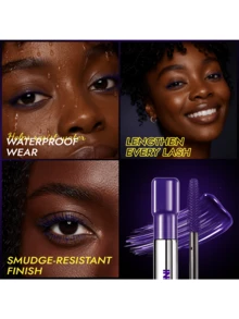 LANGMANNI 8-Color Mascara Set, Waterproof Long-Lasting Volumizing Mascara, Vivid Colors For Daily, Party, Halloween Makeup, White, Yellow, Pink, Blue, Green, Purple, Brown, Black Mascara Set - 查看 5
