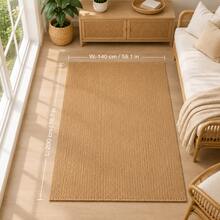 Coastal Villa Style Anti-Curl Technology Reversible Machine Washable Modern Textured Woven Outdoor Rug, Suitable For Backyard, Porch, Coastal Villa, With Porch Goose Shaped Decoration - A - View 11