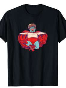 2026Camiseta de algodón para hombre El Wrestler Lucha Libre - con imagen de luchador mexicano Luchador.png2026 - Negro - Ver 10