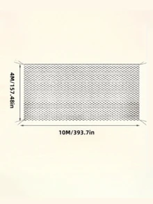 10M*4M Heavy Duty Black Garden Bird Netting, Large Mesh Reusable Breathable Cover, Vegetable Garden Net, Reusable Bird Netting, Easy Install Garden Protective Net, Vegetable Cover, Tear-Resistant Material, Suitable For Vegetables, Fruit Trees And Plants, Ponds And Shrubs, Durable Animal And Insect Barrier, Protect Plants, Vegetables, Birds, Fruit Trees, Prevent Small Animal Damage, Patio Pond, Anti-Cat, Bird Netting, Garden Bird Net, Garden Protective Net, Poultry Net - A - View 10