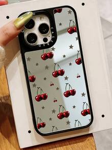 1 buah Cermin Rias Multifungsi Terlaris Baru dengan Motif Cherry, Leopard, dan Bintang, Kompatibel dengan iPhone 17 Pro Max/17 Pro/17/16 Pro Max/16 Pro/16/15 Pro Max/15 Pro/15 Plus/15/14 Pro Max/14 Pro/14 Plus/14/13 Pro Max/13 Pro/13/12 Pro/12/11/11 Pro Max/11 Pro XS XR X, Casing Pelindung Penuh, Cocok Sebagai Hadiah Ulang Tahun untuk Keluarga, Teman, Festival, Pacar Perempuan, Pacar Laki-laki atau untuk Penggunaan Pribadi - Hitam - View 3