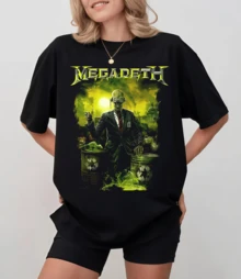 Megadeth Vic Rattlehead Toxic Waste Graphic T-Shirt - Black - View 9