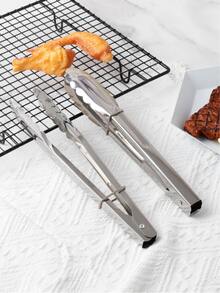 5pcs Stainless Steel Food Tongs Set, Kitchen Tongs, Heat Resistant Non-Slip, Suitable For Cooking, Grilling, Buffet, Salad And Daily Kitchen Use - Multicolor - View 7
