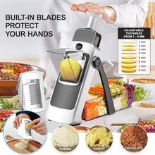 Multi Functional Vegetable Chopper, Professional Onion Chopper, Suitable For Onions, Potatoes, Tomatoes, Vegetables, Cucumbers, Kitchen Food Slicer With Container, Kitchen Small Tools, Kitchen Supplies, Suitable For Quick Use In Homes/Restaurants - Multicolor - View 13