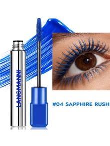 LANGMANNI 8-Color Mascara Set, Waterproof Long-Lasting Volumizing Mascara, Vivid Colors For Daily, Party, Halloween Makeup, White, Yellow, Pink, Blue, Green, Purple, Brown, Black Mascara Set - 查看 15