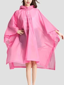 一件加厚防水EVA材质徒步雨衣。多功能透明雨衣，男女通用。肩带式雨衣，适合徒步、露营、学校、办公室、居家、旅行、返校等各种场合。户外、花园、旅行必备、便携必备、沙滩必备、毕业季、毕业典礼、毕业礼物、毕业赠礼、祝贺毕业、毕业典礼、优秀毕业生、毕业派对、户外必备、旅行便携、徒步必备、露营必备、便携工具、夏季必备、夏季便携、雨衣/雨夹克/防水夹克/雨披/防水斗篷/雨衣/不透水/雨具/儿童雨衣/成人雨衣/户外 - 彩色 - 查看 10